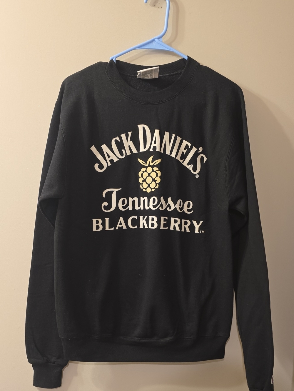 Jack Daniel's Tennessee Blackberry Black Crewneck Sweatshirt